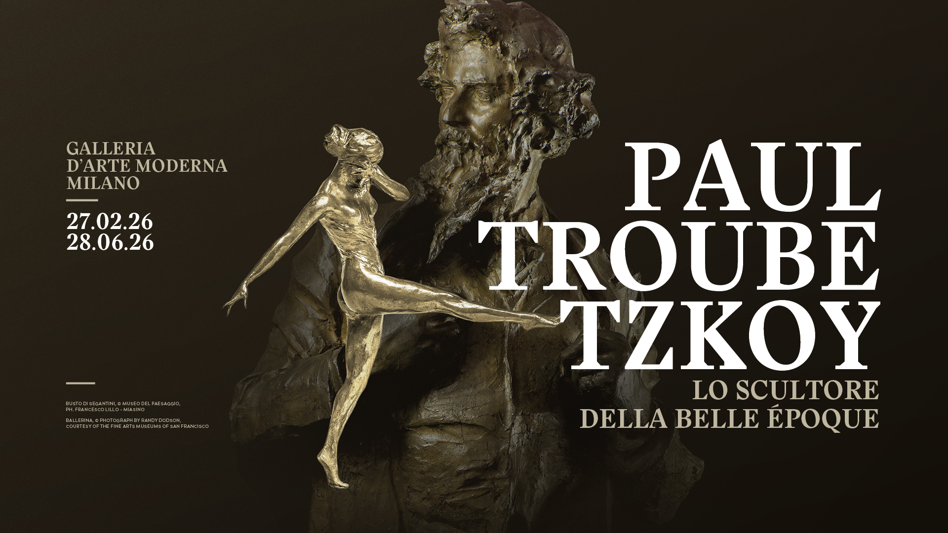 “Paul Troubetzkoy. Lo Scultore della Belle Époque” alla GAM di Milano