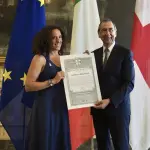 Federica Brignone riceve l'Ambrogino d'oro: «Milano è la mia città»